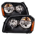 RH HEADLAMP ASSY COMPOSITE; 2.7L|3.5L; BLACK BEZEL; MAGNUM 0507
