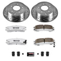 Power Stop 06-12 Mitsubishi Eclipse Rear Z26 Street Warrior Brake Kit