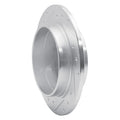 R1 Concepts Brake Rotor Drilled and Slotted Silver Fits Volvo 940