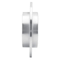 R1 Concepts Brake Rotor Drilled and Slotted Silver Fits Volvo 940