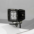 ~(4 lbs. 18X8X3)~ 2011-2016 FORD F250/F350: Hood Hinges LED Light Bar Mounts - By A Pillar - for mounting Two 3 IN Zroadz Cube Pod Work Lights or Similar Style Light - Bolts On to Hood Hinges - Easy Install