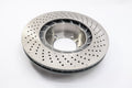 SHW 09-16 Porsche 911 Carrera w/o Ceramic Brake Left Front Drill-Dimp MB Brake Rotor (99735140101)