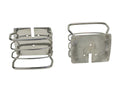 Kentrol 76-06 Jeep Wrangler YJ/TJ Taillight Guard Pair CJ - Polished Silver