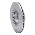 DFC 83-89 Subaru RX Front Right Drilled & Slotted Silver Brake Rotor