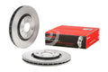 Brembo 17-20 Chrysler Pacifica/12-16 Town & Country Front Premium UV Coated OE Equivalent Rotor