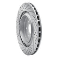 DFC 04-11 Cadillac Sts Rear Right Drilled & Slotted Geoperformance Rotor