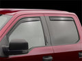 WeatherTech 21-24 Ford F-150 / 23-24 F-250/F-350 Front & Rear Side Window Deflectors - Dark Smoke