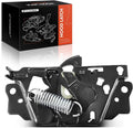 Hood Latch Assembly 1987-1995 YJ Wrangler Matte Black Powder Coat Stainless Steel RT Off Road