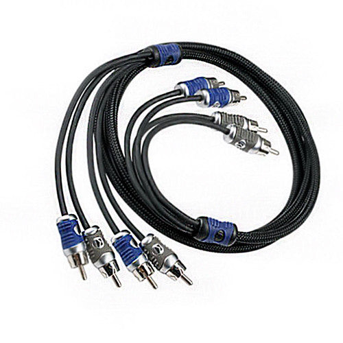 Q-SERIES 4-CH RCA INTERCONNECT 6.0M; RoHS COMPLIANT