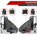 TOWING MIRRORS BLACK TEXTURE- SMOKE SIGNAL- POWER HEATED