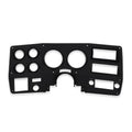 75-77 CHVY INSTRUMENT BEZEL-W/A/C-BLK