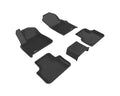 3D MAXpider 2017-2020 Audi Q7/Q8 Kagu 1st 2nd Row Floormats - Black
