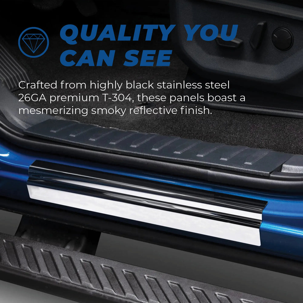 21C F150/23C F250/F350 REG CAB/SUPER CAB DOOR SILLS STAINLESS STEEL (2 PCS).