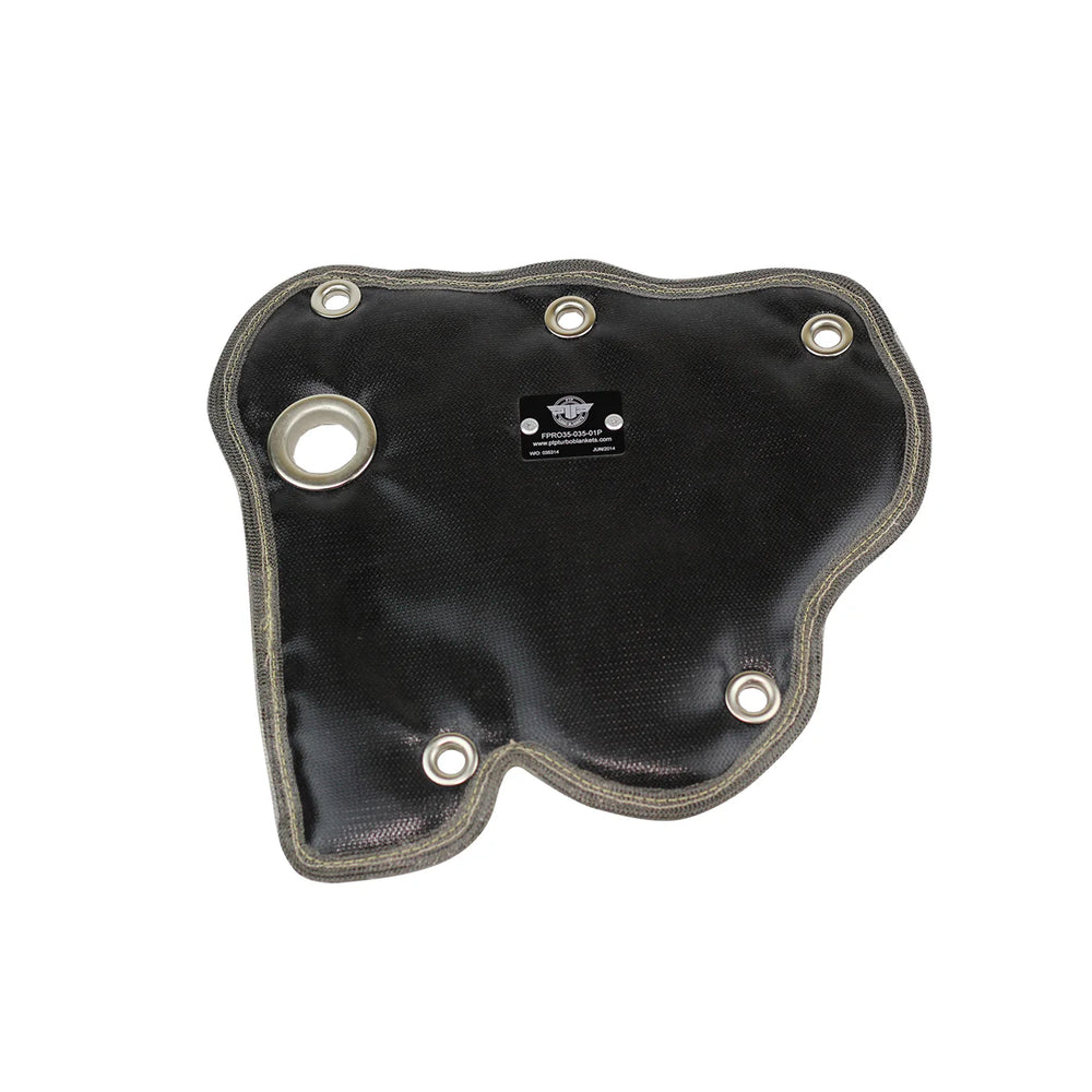 PTP Turbo Blankets Black / Fiberglass Fiat 500T and 500L and Abarth Turbo Blanket