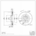 DFC 09-11 Lexus GS450H Left Front Brake Rotor