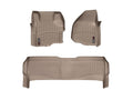 WeatherTech Tan Front and Rear Floorliners Fits -20-16 F-250 F-350 F-450 F-550 454261-453052