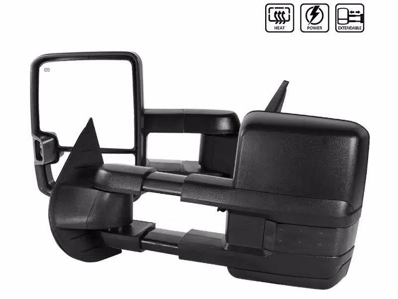 CHROME COVER TOWING MIRRORS - POWER