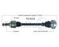 NEW CV AXLE