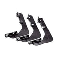 OE Xtreme Side Steps Mounting Brackets Only Textured Black 2007-2013 Chevrolet Avalanche 2007-2018 Silverado/Sierra Go Rhino