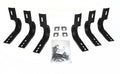 OE Xtreme Side Steps Mounting Brackets Only Textured Black 2007-2013 Chevrolet Avalanche 2007-2018 Silverado/Sierra Go Rhino