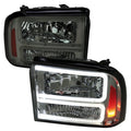 SMOKE EURO HEADLIGHTS WITH LED