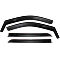 Putco 19-21 Chevy Silverado 1500 - Crew Cab Element Matte Black Window Visors (Set of 4)