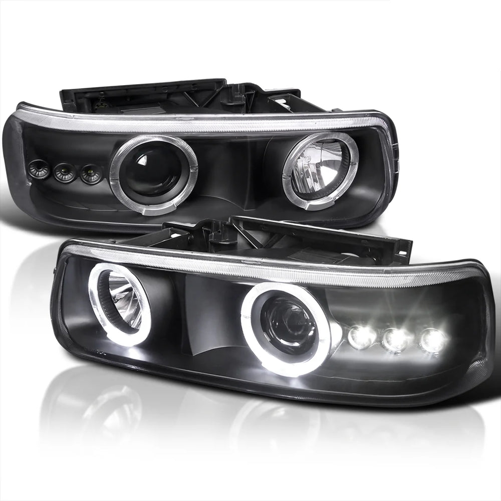 PROJECTOR HEADLIGHT BLACK HOUSING
