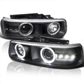 PROJECTOR HEADLIGHT BLACK HOUSING