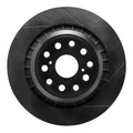 R1 07-21 Lexus LS460 Rear Right Slotted Black Brake Rotor