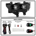 Spyder 21-24 Ford F150 Raptor OEM Style LED Fog Lights w/ Switch