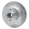 DFC 78-90 Buick Electra Front Right Drilled & Slotted Silver Brake Rotor