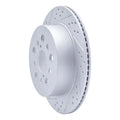 R1 01-06 Lexus Ls430 Rear Left Drilled & Slotted Geoperformance Rotor