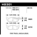 Hawk LTS Street Brake Pads