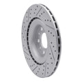 R1 17-25 Alfa Romeo Giulia Rear Right Drilled & Slotted Geoperformance Rotor