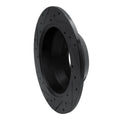 R1 10-21 Hyundai Santa Fe XL Rear Right Drilled & Slotted Black Brake Rotor