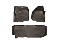 WeatherTech Cocoa Front and Rear Floorliners Fits -20-16 F-250 F-350 F-450 F-550 474331-473053