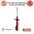 Pedders Front Shocks 90/10 - Drag Racing 2004-2006 GTO