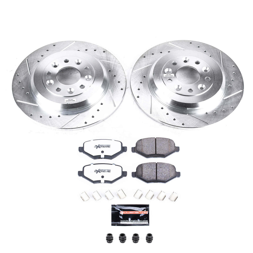 Power Stop 13-14 Ford Edge Rear Z23 Evolution Brake Kit