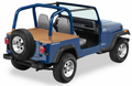 Jeep 1980-1986 CJ7; 1987-1991 Wrangler YJ; NOTE For Supertop (bows folded down)