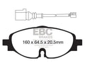 EBC 14+ Audi A3 1.8 Turbo Yellowstuff Front Brake Pads