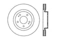 StopTech Select Sport 08-11 Mitsubishi Evo X Slotted and Drilled Left Rear Rotor