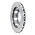 DFC 75-93 Dodge W200 Front Left Drilled & Slotted Silver Brake Rotor