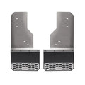 19C SILVERADO/SIERRA 1500LD MUD SKINS FRONT PAIR BRUSHED STAINLESS STEEL