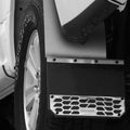 19C SILVERADO/SIERRA 1500LD MUD SKINS FRONT PAIR BRUSHED STAINLESS STEEL