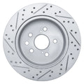 DFC 06-20 Lexus Is200T Rear Right Drilled & Slotted Geoperformance Rotor