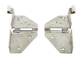 Kentrol 76-95 Jeep CJ/Wrangler YJ Windshield Hinge Pair - Polished Silver