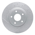 DFC 12-25 Chrysler Pacifica Front Right Drilled & Slotted Geoperformance Rotor