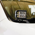 Cali Raised 10-22 Lexus GX 460 Low Profile LED Ditch Light Brackets Kit - Amber Led Pods/No Switch