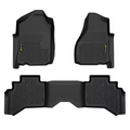 Westin 2009-2018 Dodge/Ram Quad Cab Wade Sure-Fit Floor Liners 2nd Row - Black