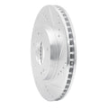 DFC 00-24 Chrysler Sebring Front Right Drilled & Slotted Silver Brake Rotor